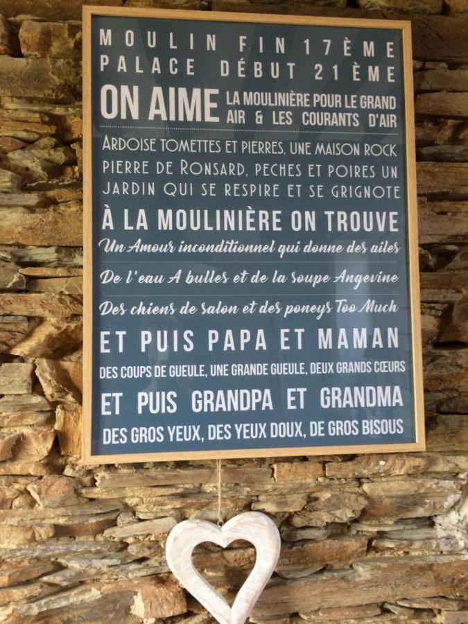 La Mouliniere, Jolie Longere Du Xviie Acomodação com café da manhã La Jaille-Yvon Exterior foto